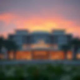 Stunning exterior view of the Latifa Building showcasing its modern architecture.