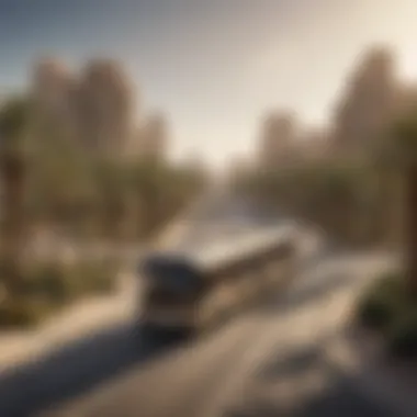 Transportation Options Near Oasis by Emaar Illustration of transportation options available near Oasis by Emaar