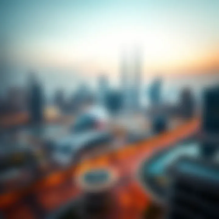 Panoramic view of Dubai's skyline showcasing modern architecture and vibrant lifestyle.