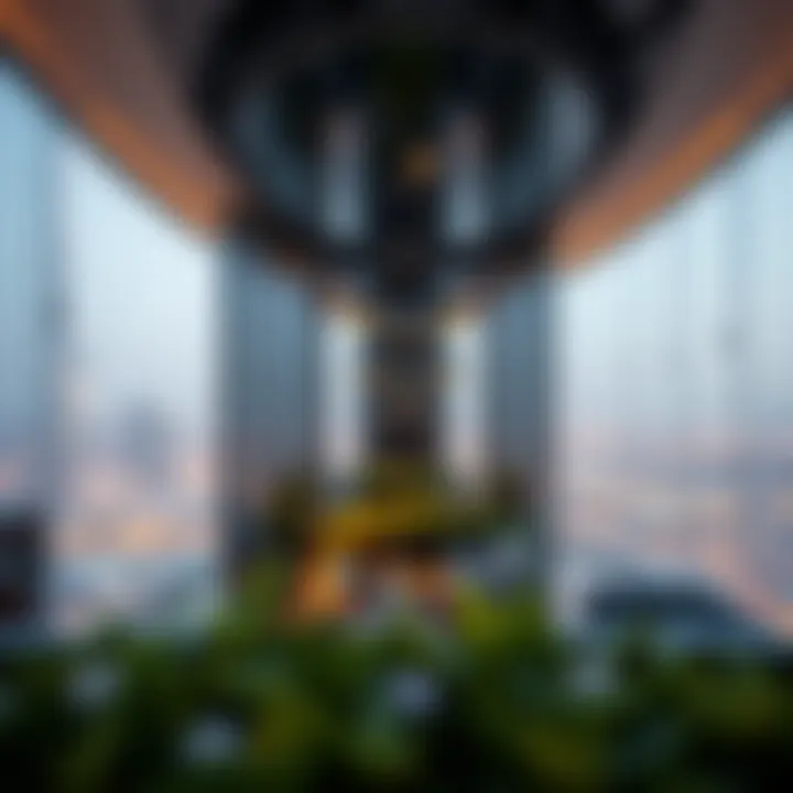 Technological innovation features within the Palladium Tower