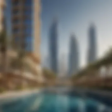 Architectural Design of the Pearl of Dubai A stunning view of the Pearl of Dubai showcasing its unique architectural design