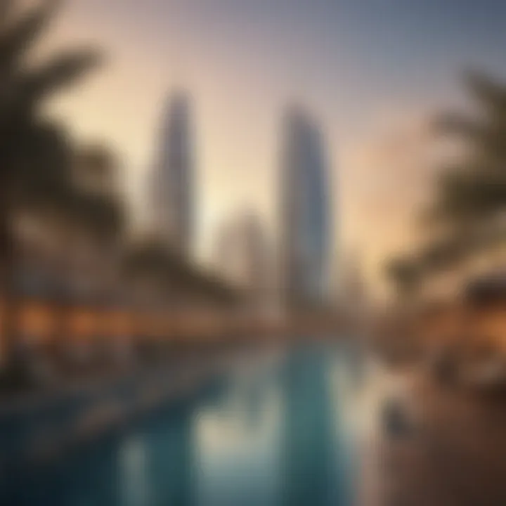 Infographic depicting market trends and investment opportunities related to The Peninsula Dubai