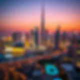 A stunning skyline view of Dubai showcasing luxury real estate