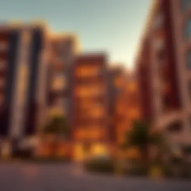 Luxury Living in Oud Metha A modern residential building reflecting luxury living in Oud Metha