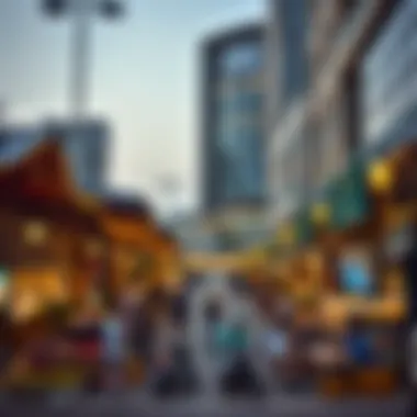 Dynamic marketplace reflecting the economic potential of Town Square Dubai