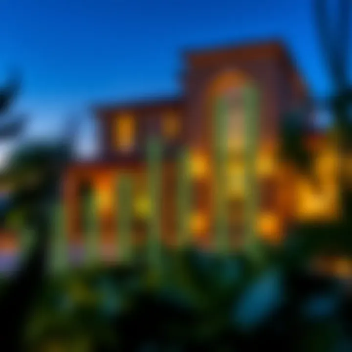 Market trends analysis graph for real estate in JVC and surrounding areas