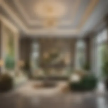 Opulent Interiors of Verde by Sobha Luxurious interior space of a Verde by Sobha residence highlighting opulence