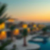 Breathtaking view of Wadi Al Shabak showcasing modern architecture