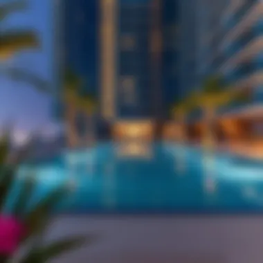 Amenities at West Avenue Tower Amenities at West Avenue Tower including pool and leisure facilities