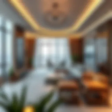 Interior design of West Avenue Tower apartment Luxurious interior design of an apartment in West Avenue Tower