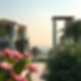 Stunning view of luxury villas at West Yas