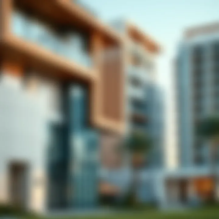 Contemporary Architectural Design in West Yas Modern architecture of West Yas community buildings