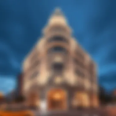 Infographic detailing the investment potential and market trends of the White Swan Building.