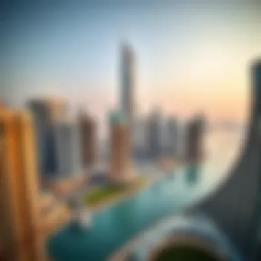 Panoramic view of Business Bay showcasing XL Tower