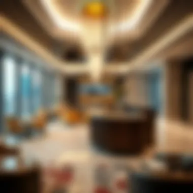 Modern interior amenities of XL Tower