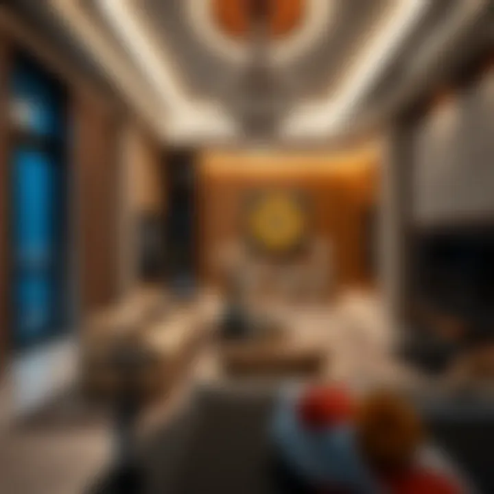 Luxurious interior of a Zaabeel One residence