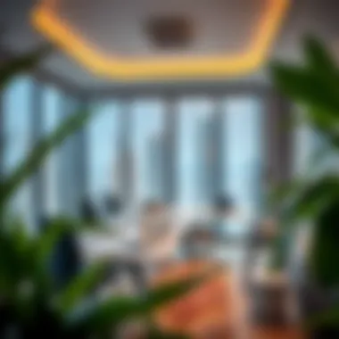 Office setup illustrating remote work