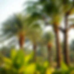 Lush Ghaf trees in a serene landscape