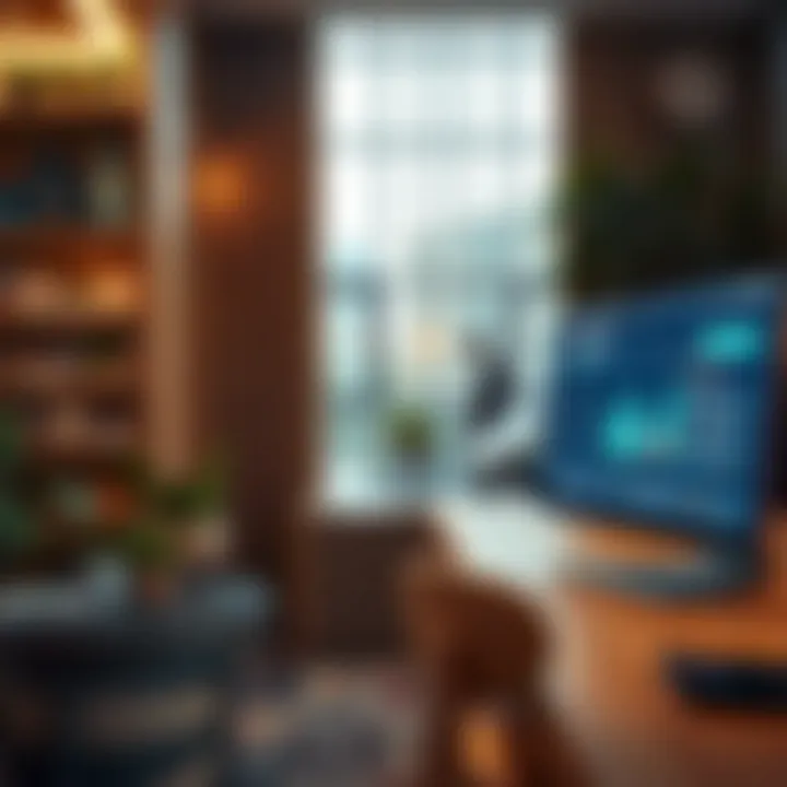 Modern property management technology interface