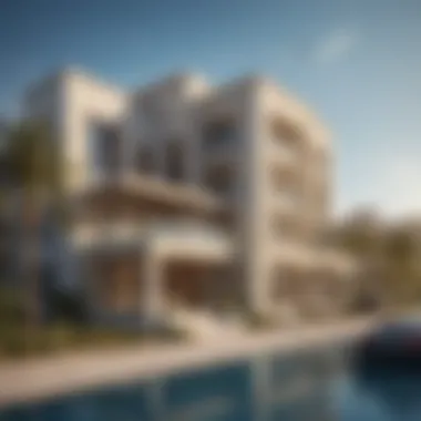 Blueprint of Luxury: Designing Future Homes in Dubai A detailed blueprint of a luxury real estate development project.