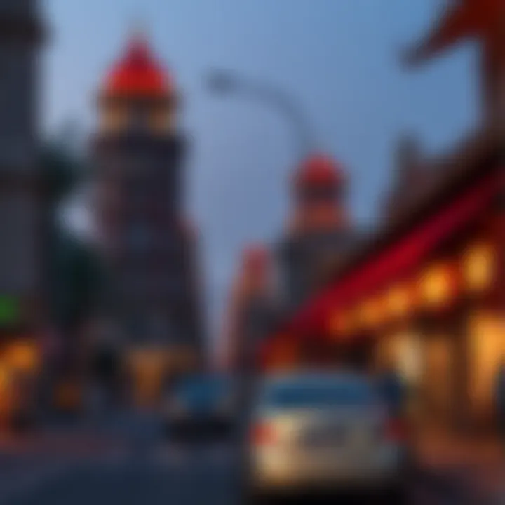 Cultural landmarks along Hamdan Street