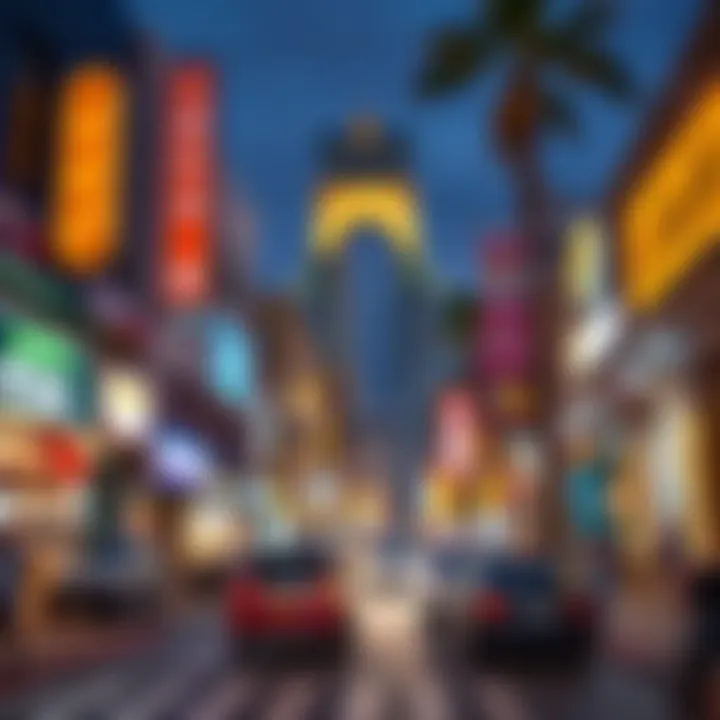 Vibrant street life on Hamdan Street