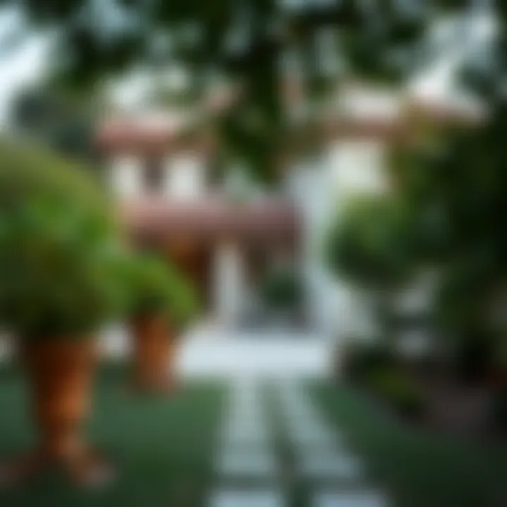 A cozy family home surrounded by greenery in Al Nuaimia