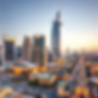 Overview of a bustling real estate market in Dubai