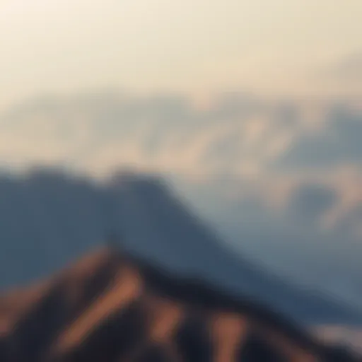 Majestic view of Jabal Al Jais peak