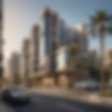 Modern Living on Khalidiyah Street Modern residential buildings representing the real estate dynamics of Khalidiyah Street