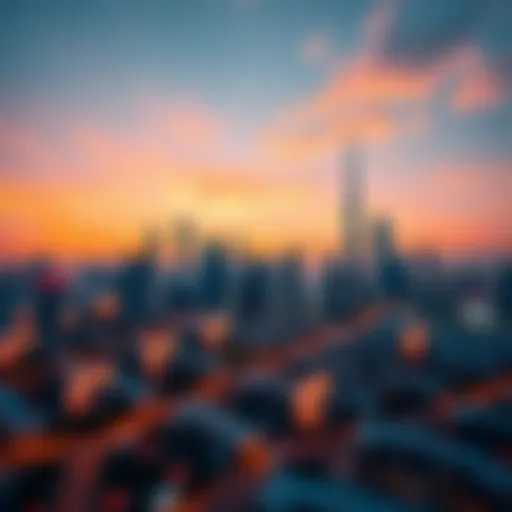 The breathtaking skyline of Dubai featuring iconic buildings