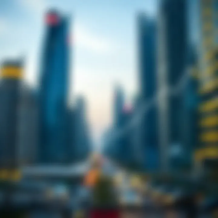 Rising Trends in Dubai's Real Estate Market Graph depicting rising real estate market trends in Dubai