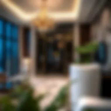 An elegant interior of a high-end apartment