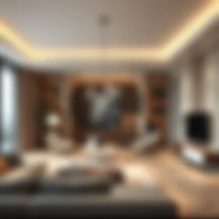 Interior layout highlighting innovative design elements of Makani.