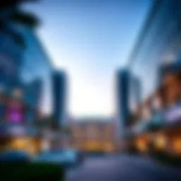 Stunning exterior view of Mazaid Mall showcasing modern architectural design