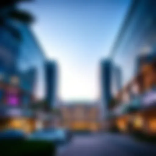 Stunning exterior view of Mazaid Mall showcasing modern architectural design