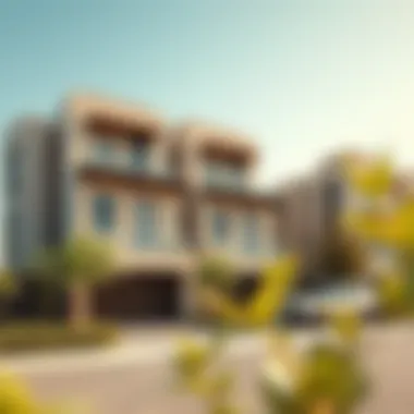 Luxurious residential villas within Mohamad Bin Rashid City highlighting modern architecture