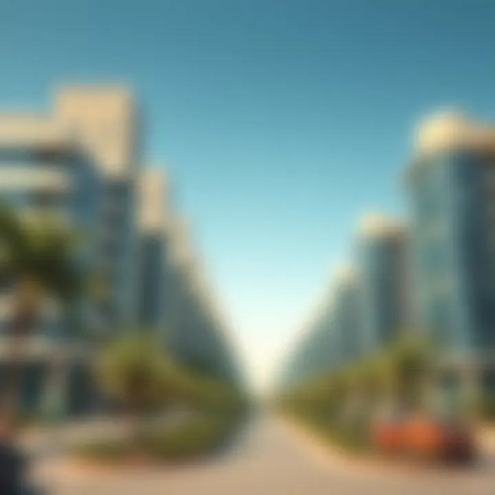 Sustainable development initiatives in Mohamad Bin Rashid City emphasizing green infrastructure