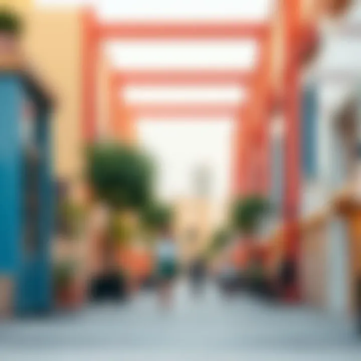 Vibrant community spaces within Montgomery Dubai