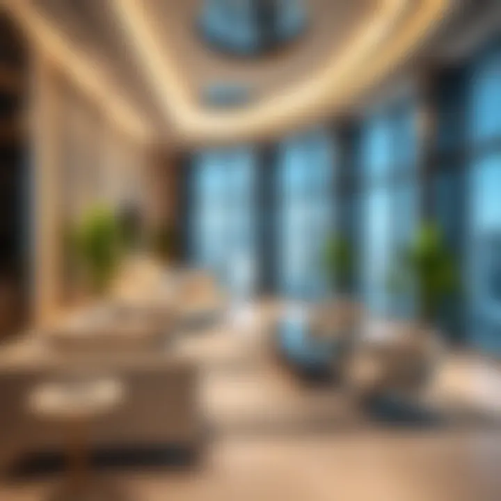 Premier Real Estate Offices in Dubai An elegant office space of a prominent real estate company in Dubai