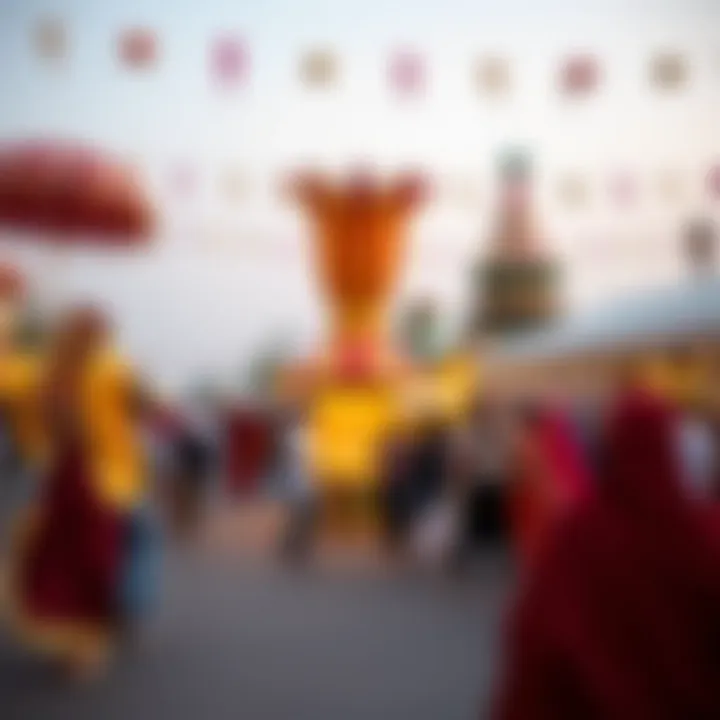 A cultural festival in Dubai highlighting diverse traditions
