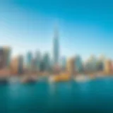 A panoramic view of Dubai's skyline showcasing modern architecture
