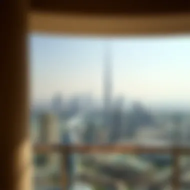 Stunning skyline view of Dubai