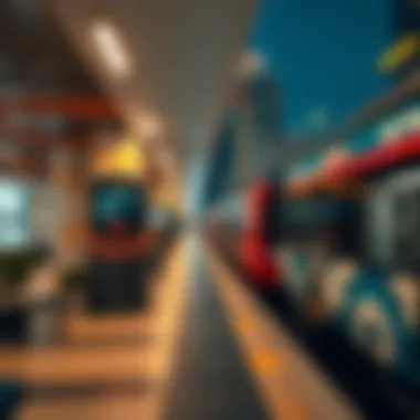 Infographic illustrating the impact of the metro on real estate trends