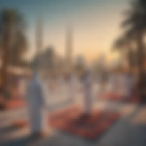 Traditional celebration during a Dubai public holiday