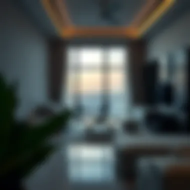 Stunning interior of a modern apartment in Dubai