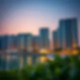 Modern skyline of Dubai showcasing luxury residences