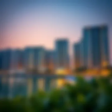 Modern skyline of Dubai showcasing luxury residences