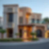 Luxurious villa exterior in Al Siyouh