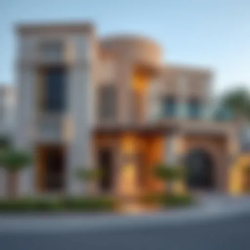 Luxurious villa exterior in Al Siyouh